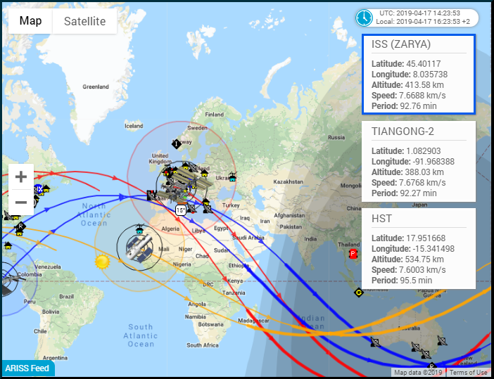 Posizione ISS